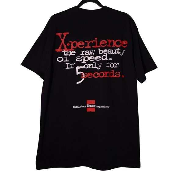 VINTAGE Winston Drag Racing USED Pocket Shirt (XL, Single Stitch, 1996, NHRA) - Picture 3 of 10